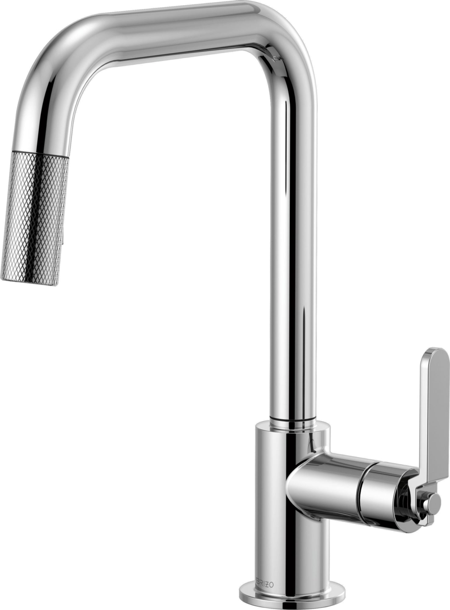 SQUARE SPOUT PULL-DOWN, INDUSTRIAL HANDLE                   