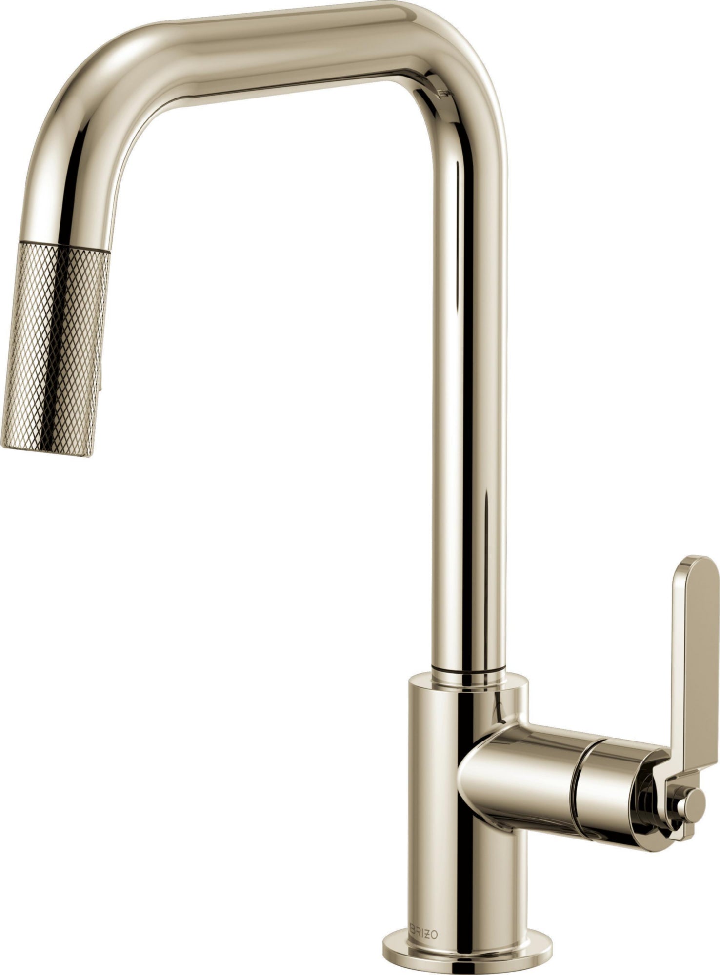 SQUARE SPOUT PULL-DOWN, INDUSTRIAL HANDLE                   