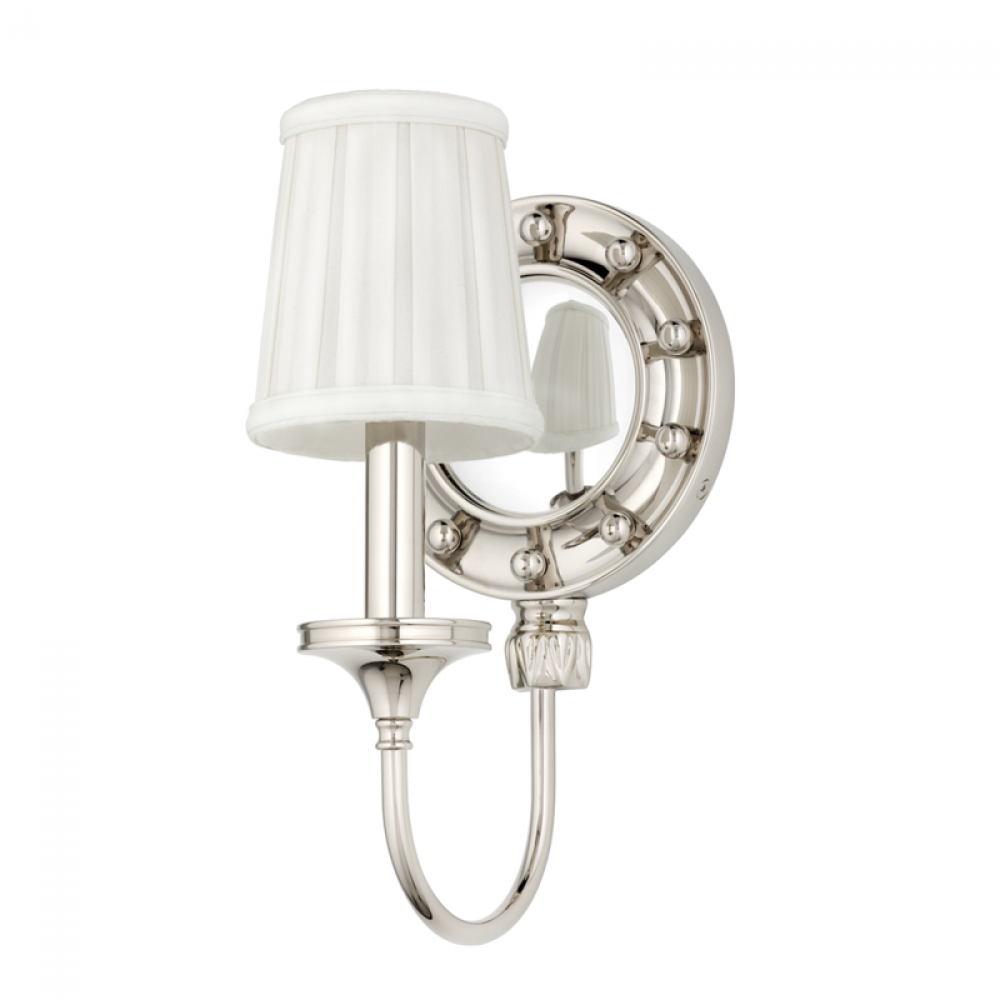 1 LIGHT MIRRORED WALL SCONCE