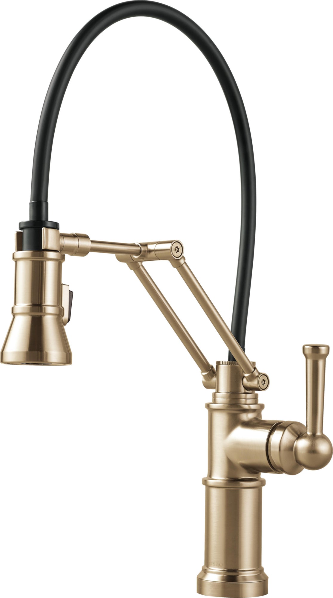 SINGLE HANDLE ARTICULATING ARM KITCHEN FAUCET