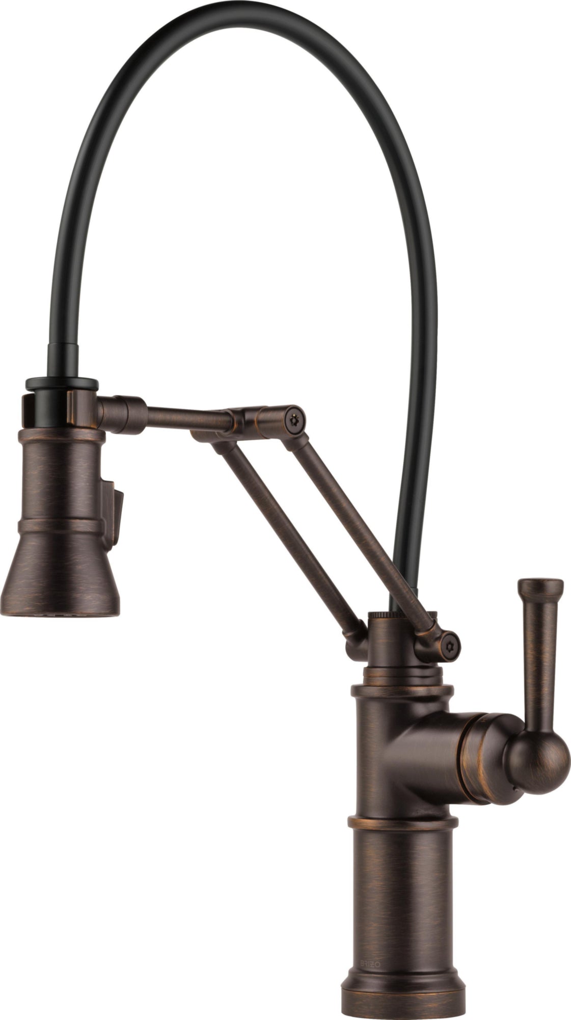 SINGLE HANDLE ARTICULATING ARM KITCHEN FAUCET