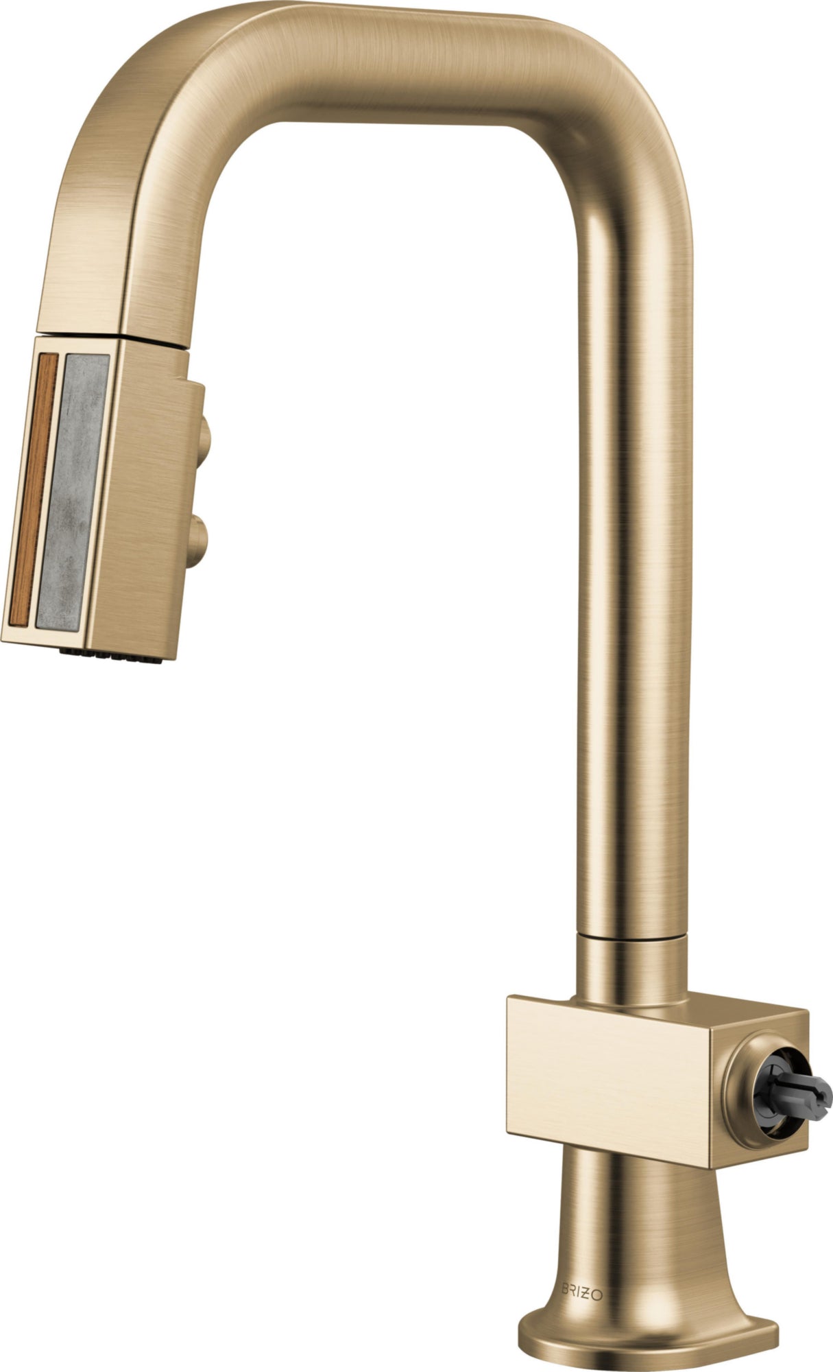 PULL-DOWN PREP FAUCET WITH SQUARE SPOUT