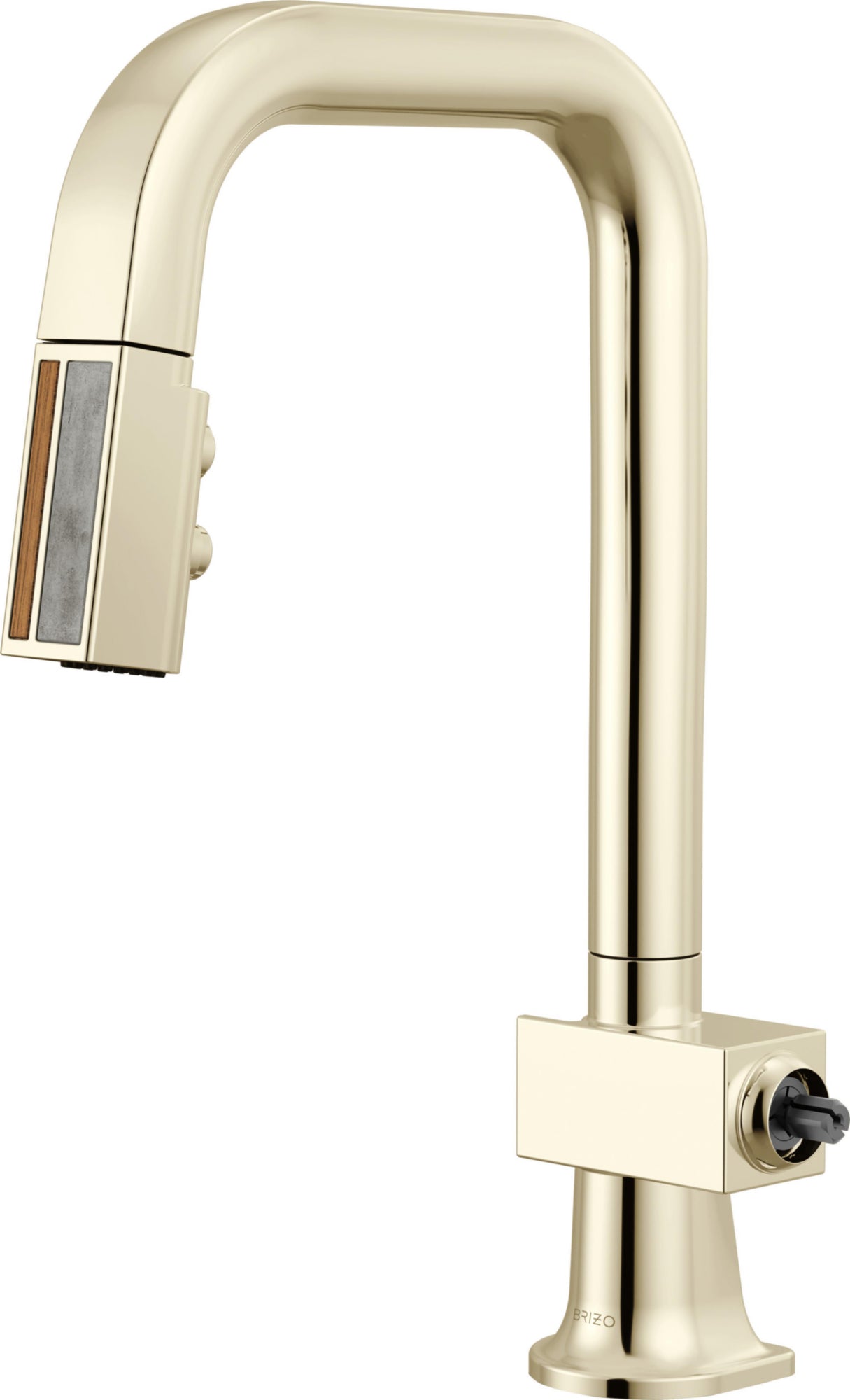 PULL-DOWN PREP FAUCET WITH SQUARE SPOUT