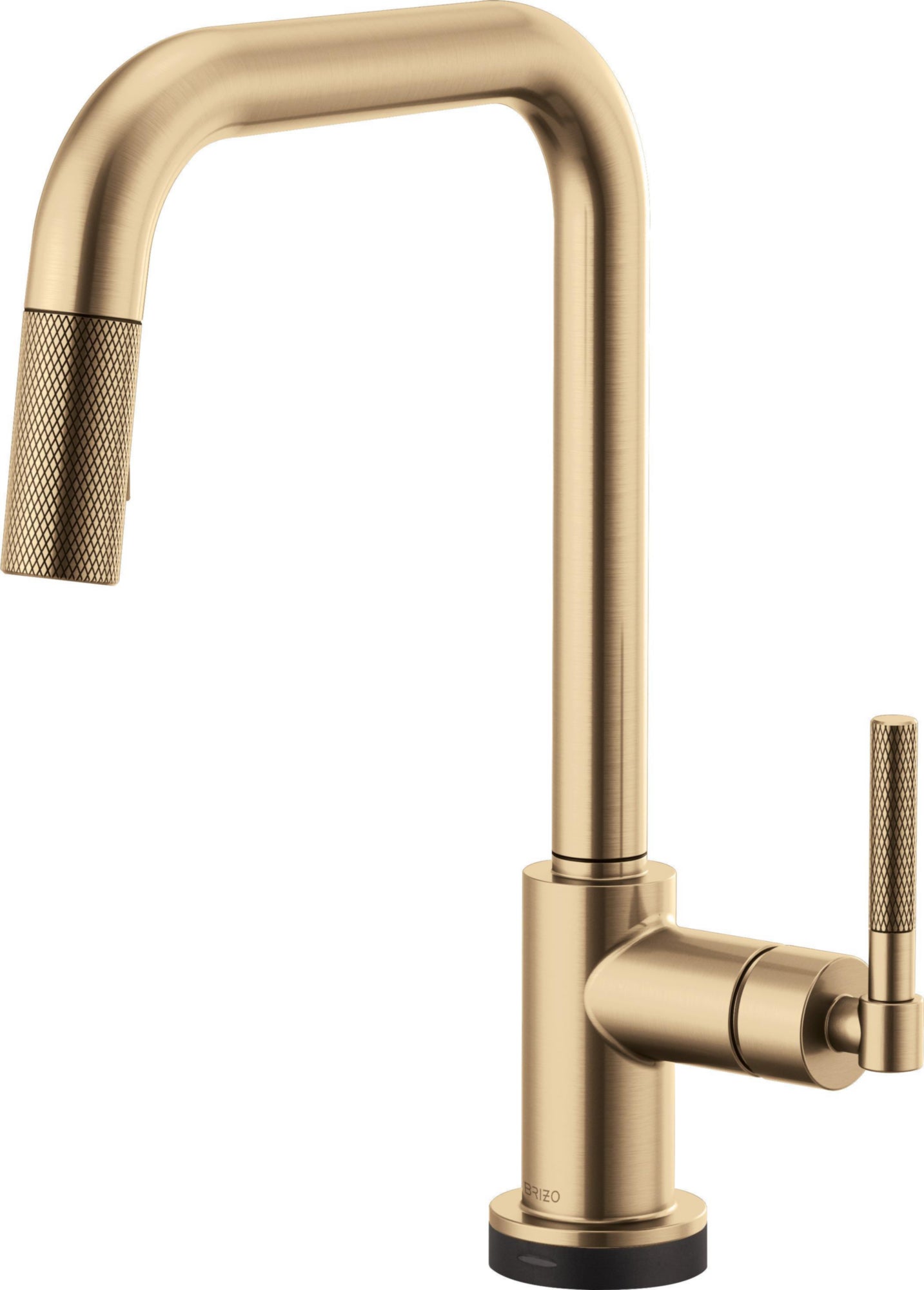 SQUARE SPOUT PULL-DOWN WITH SMARTTOUCH, KNURLED HANDLE      