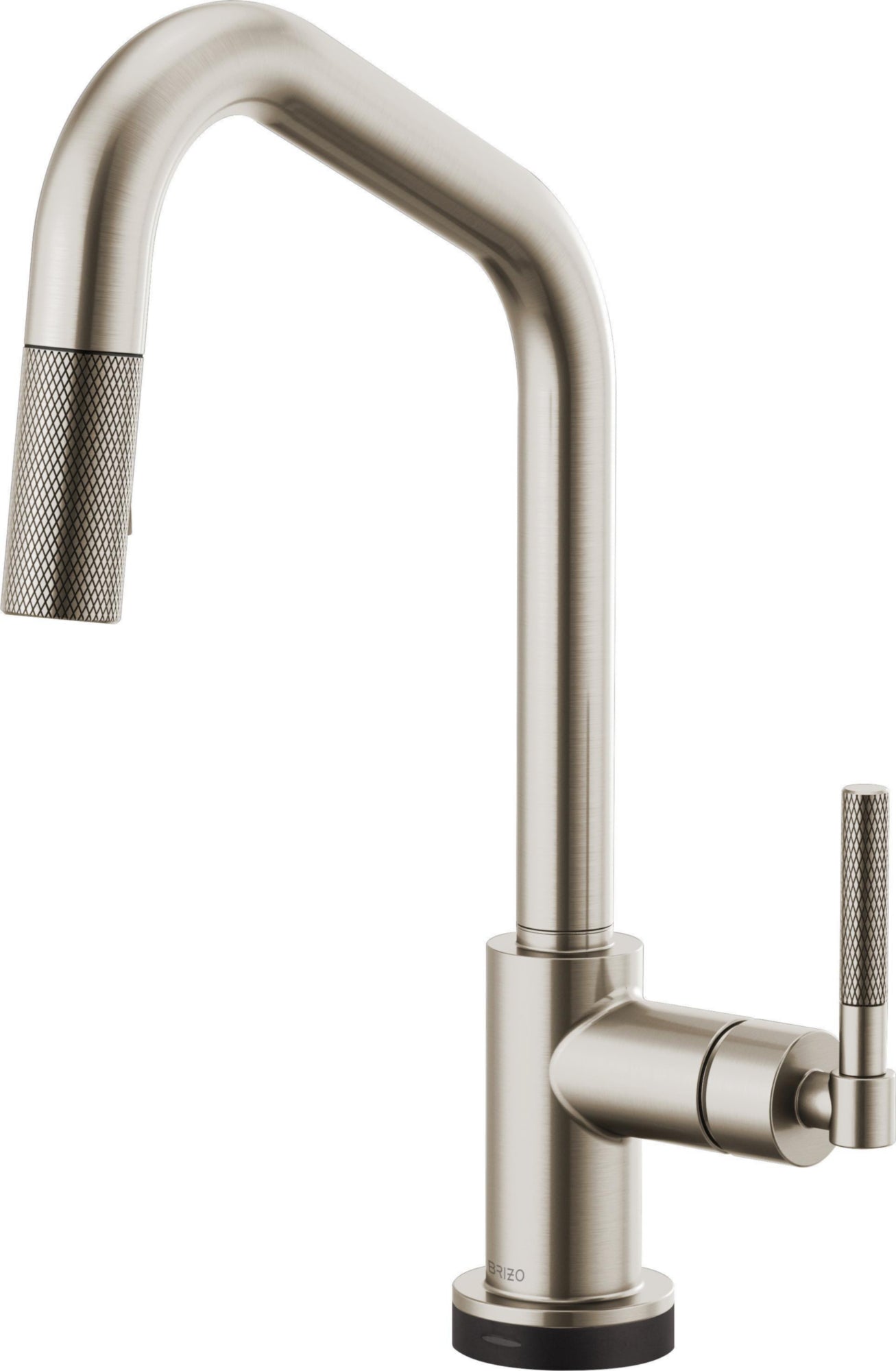 ANGLED SPOUT PULL-DOWN WITH SMARTTOUCH, KNURLED HANDLE      