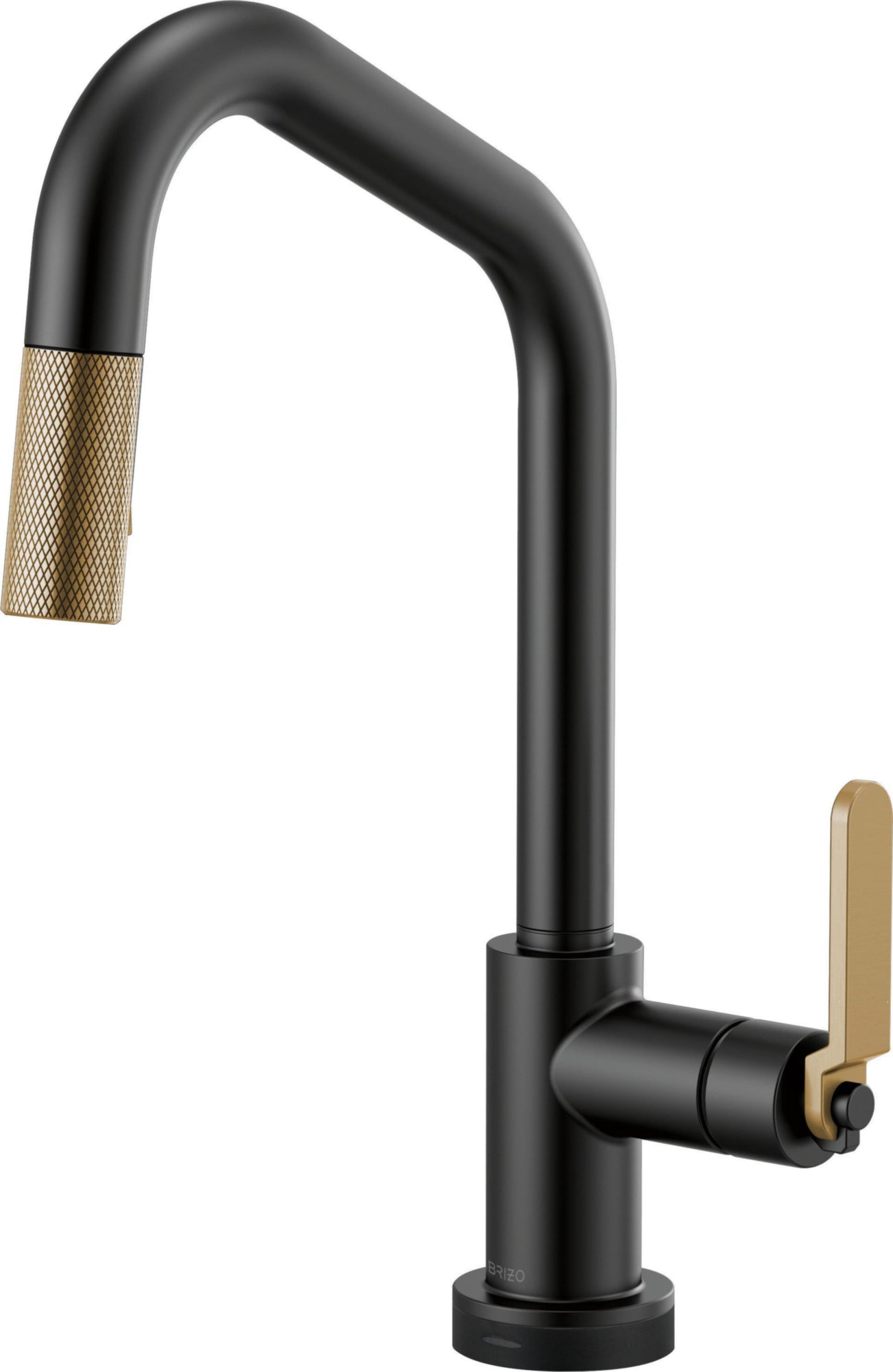 ANGLED SPOUT PULL-DOWN WITH SMARTTOUCH, INDUSTRIAL HANDLE   