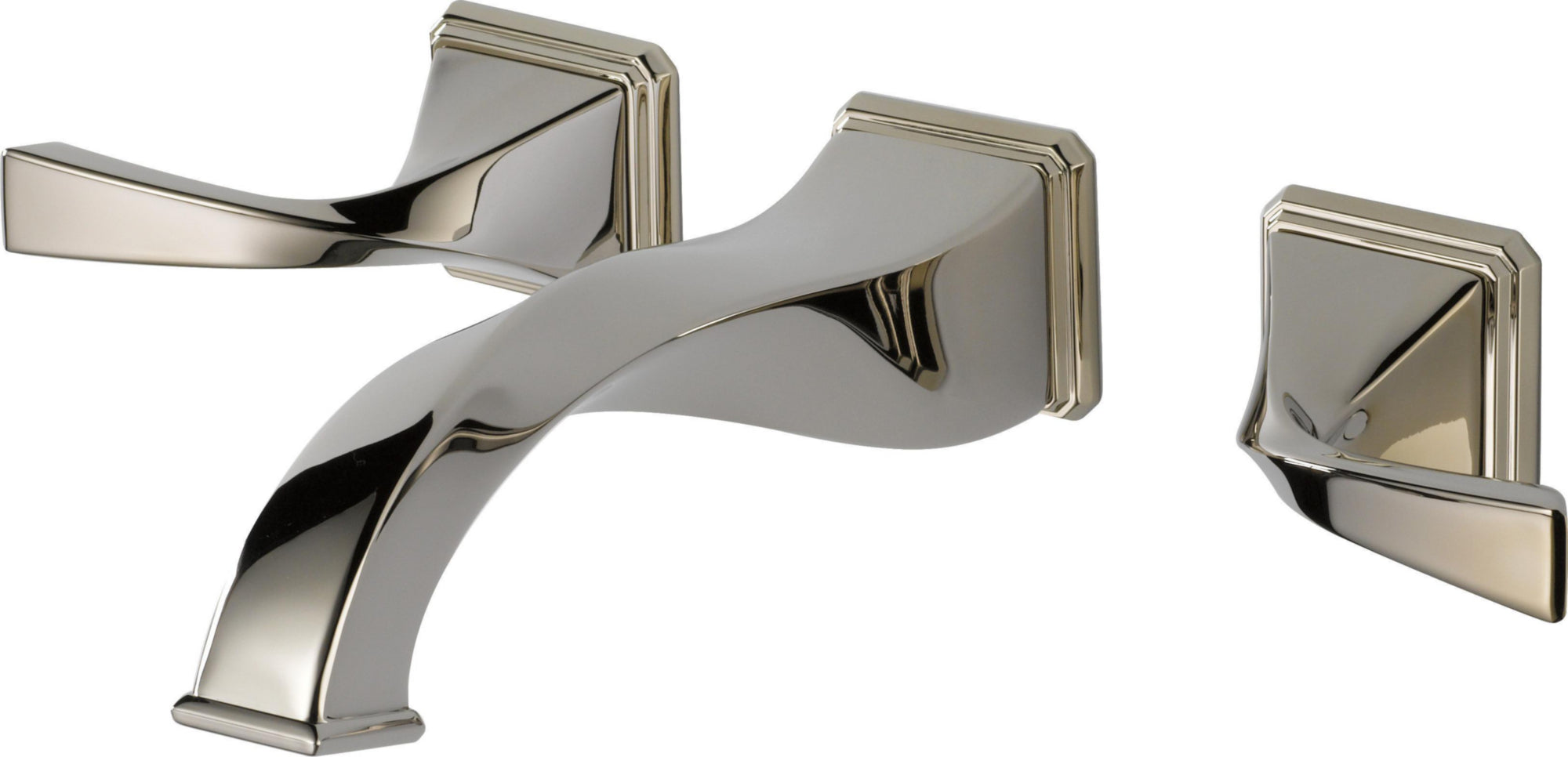 TWO HANDLE WALL-MOUNT LAVATORY FAUCET