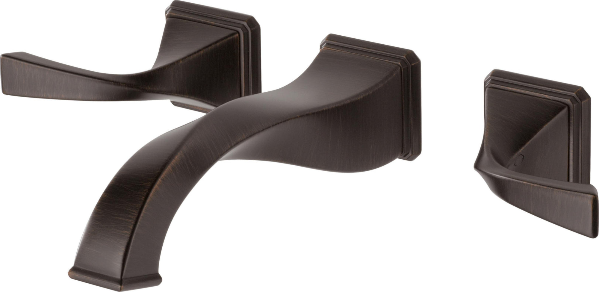 TWO HANDLE WALL-MOUNT LAVATORY FAUCET