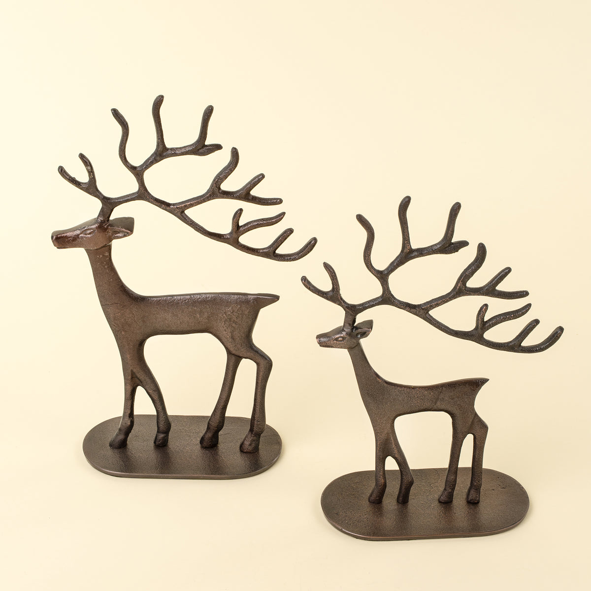 Bronze Reindeer Statue (S,L)