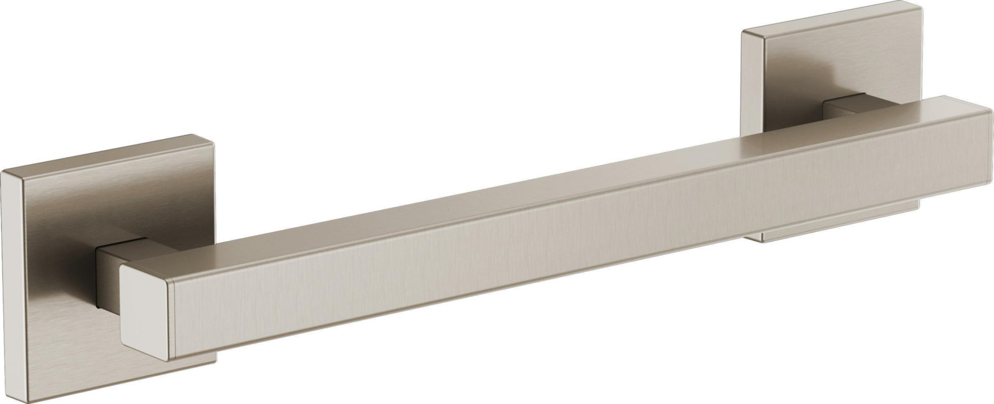 CONTEMPORARY SQUARE DECORATIVE ADA GRAB BAR - 12"           