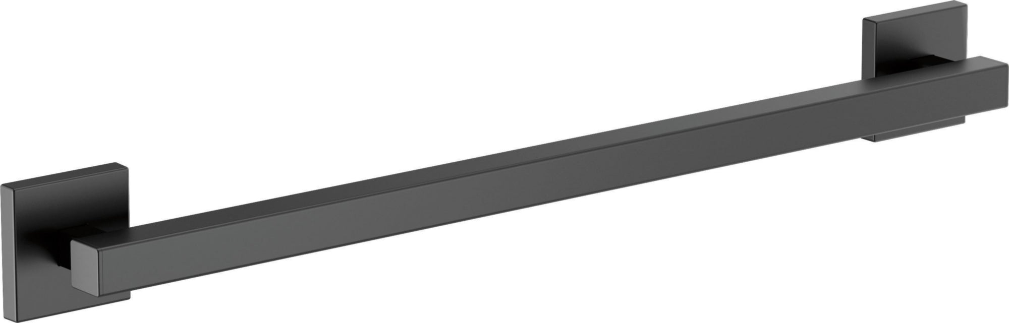 CONTEMPORARY SQUARE DECORATIVE ADA GRAB BAR - 24"           
