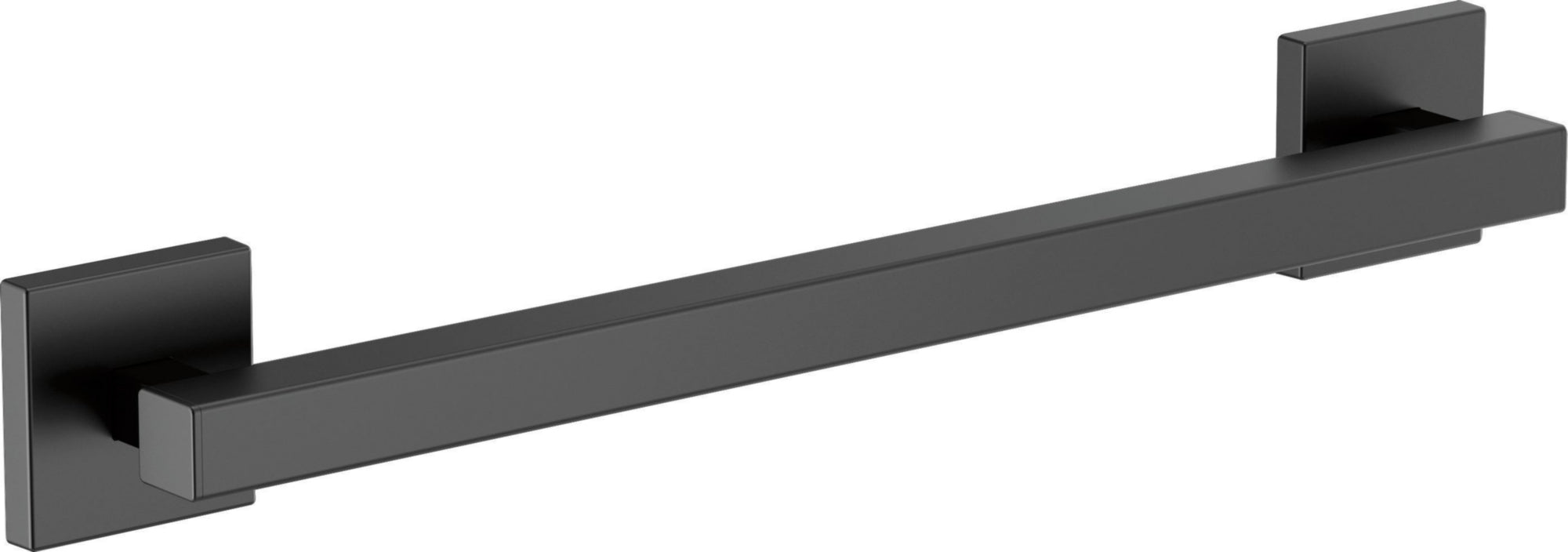 CONTEMPORARY SQUARE DECORATIVE ADA GRAB BAR - 18"           