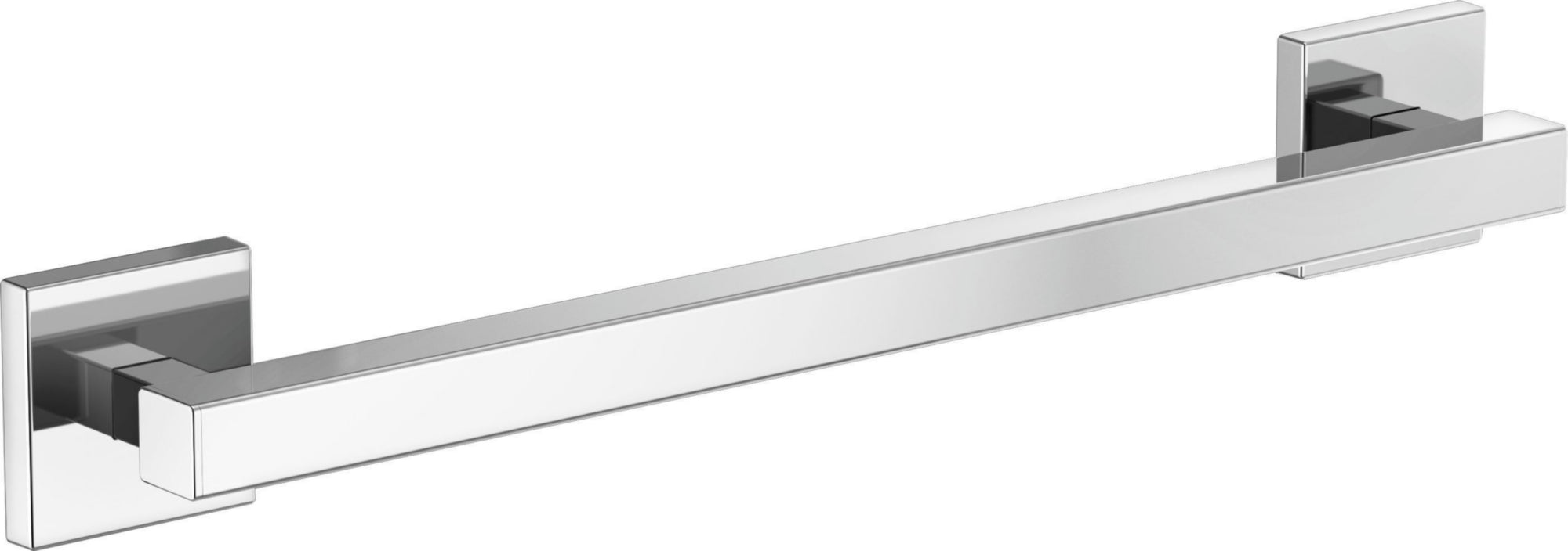 CONTEMPORARY SQUARE DECORATIVE ADA GRAB BAR - 18"           