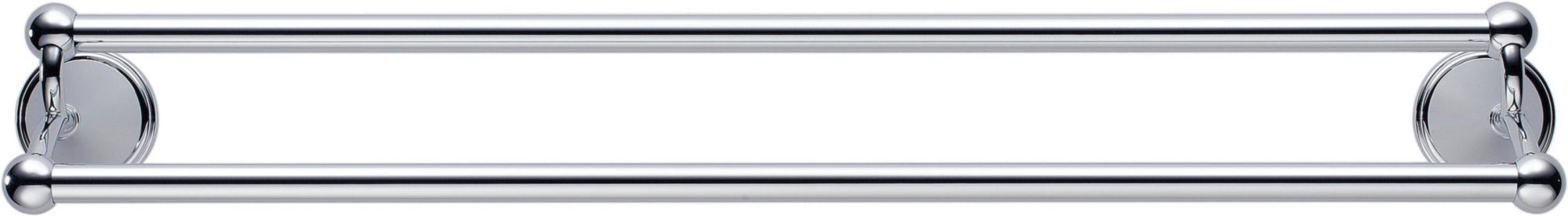 TRADITIONAL 24"" DOUBLE TOWEL BAR PC                        