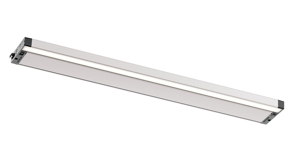 6U 30" 2700K/3000K LED Cabinet Light Textured Nickel