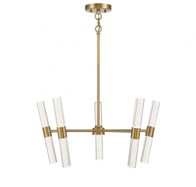 Arlon 10-Light LED Pendant in Warm Brass