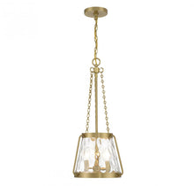 Load image into Gallery viewer, Crawford 3-Light Pendant in Warm Brass
