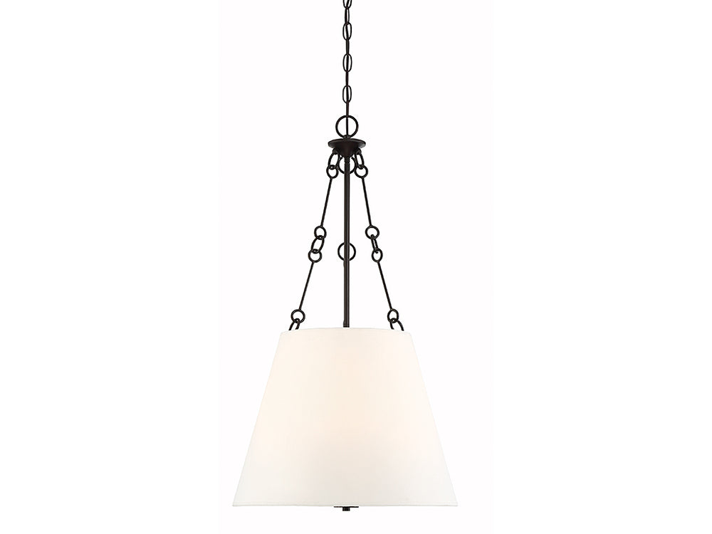 Austin 4-Light Pendant in English Bronze