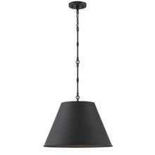Load image into Gallery viewer, Alden 1-Light Pendant in Matte Black
