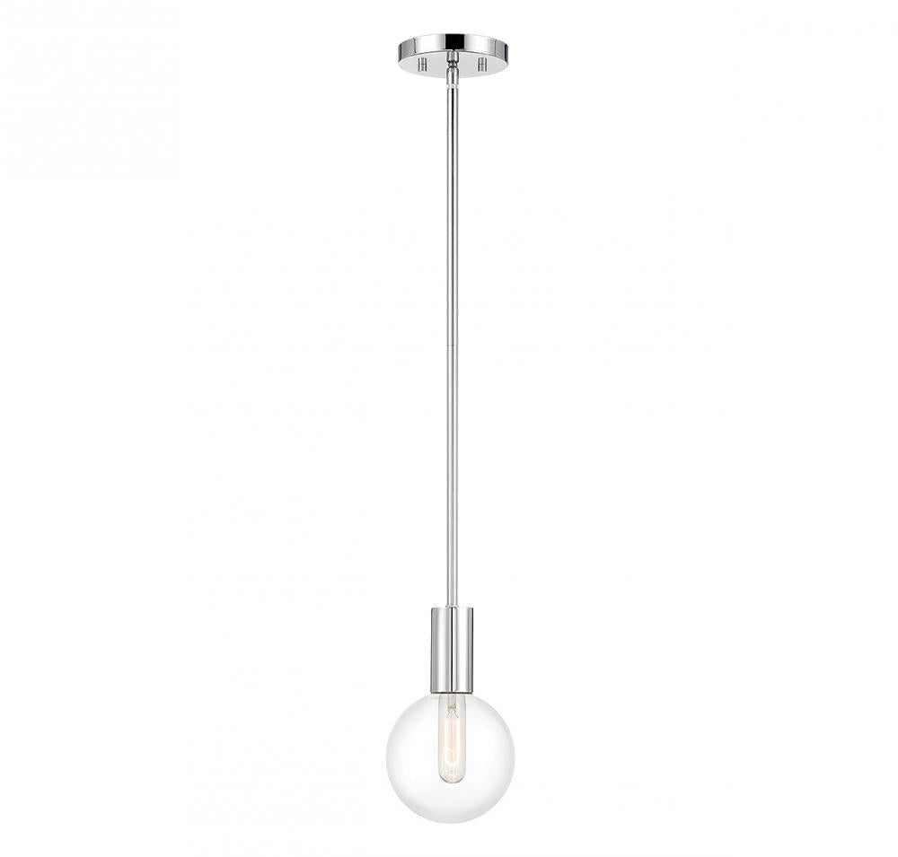 Wright 1-Light Mini-Pendant in Chrome