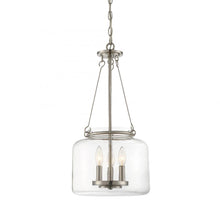 Load image into Gallery viewer, Akron 3-Light Pendant in Satin Nickel
