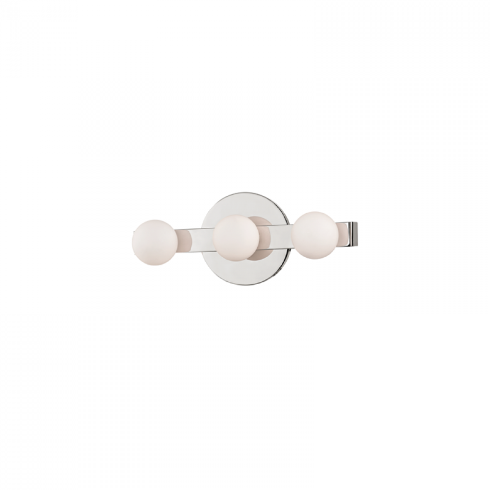 3 LIGHT WALL SCONCE