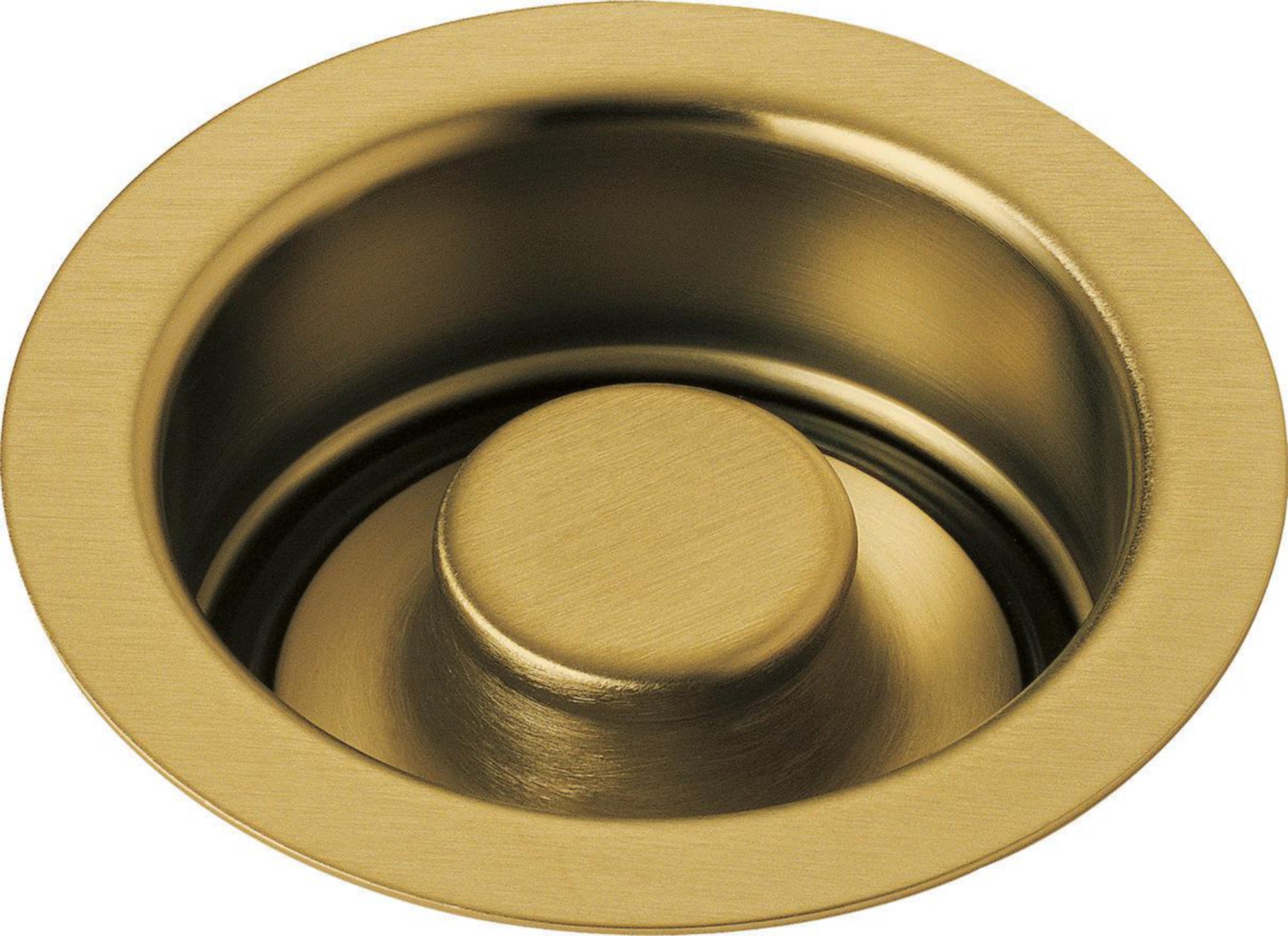 KITCHEN DISPOSAL AND FLANGE STOPPER BRUSHED GOLD