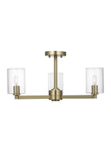 Load image into Gallery viewer, Fullton Three Light Semi-Flush Mount

