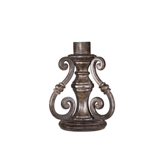Sand-cast Pier Mount (shown with 8936-95 fixture). Can Be Used with Any Great Outdoors Product.