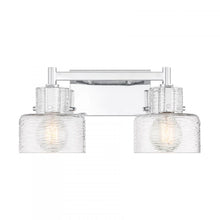 Load image into Gallery viewer, Dover 2-Light Bathroom Vanity Light in Chrome
