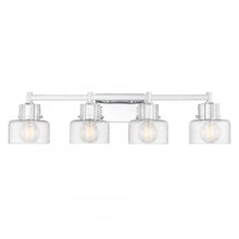 Load image into Gallery viewer, Dover 4-Light Bathroom Vanity Light in Chrome

