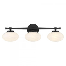 Load image into Gallery viewer, Barrow 3-Light Bathroom Vanity Light in Matte Black
