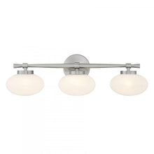 Load image into Gallery viewer, Barrow 3-Light Bathroom Vanity Light in Satin Nickel
