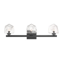 Load image into Gallery viewer, Castello 3-Light Bathroom Vanity Light in Matte Black
