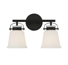 Load image into Gallery viewer, Kaden 2-Light Bathroom Vanity Light in Matte Black
