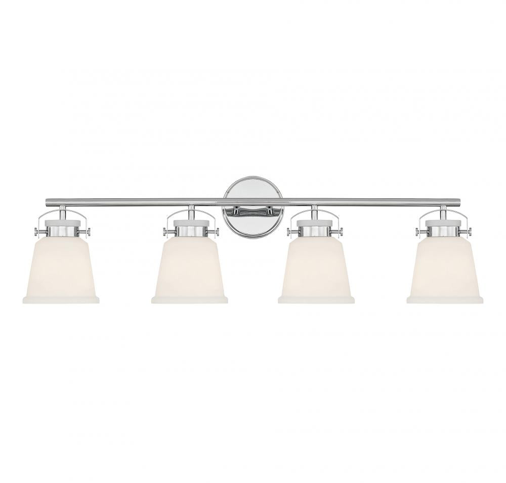 Kaden 4-Light Bathroom Vanity Light in Polished Chrome