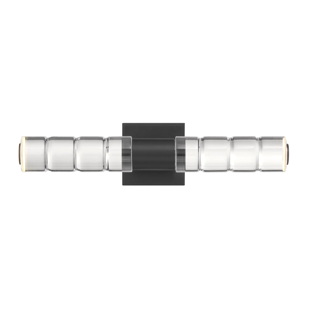 Beale LED Bathroom Vanity Light in Black Lustre