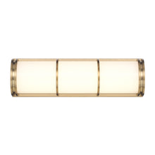 Load image into Gallery viewer, Harper LED Bathroom Vanity Light in Warm Brass
