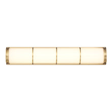Load image into Gallery viewer, Harper LED Bathroom Vanity Light in Warm Brass

