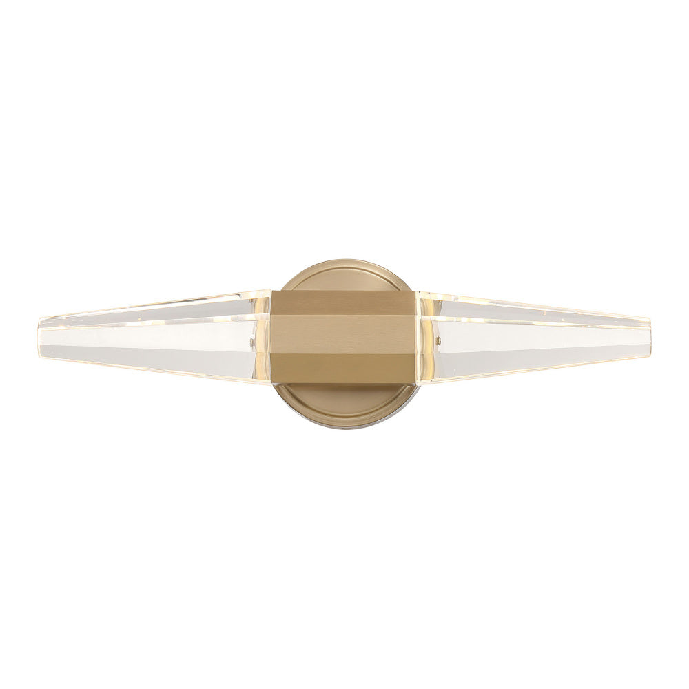 Beaumont LED Bathroom Vanity Light in Noble Brass