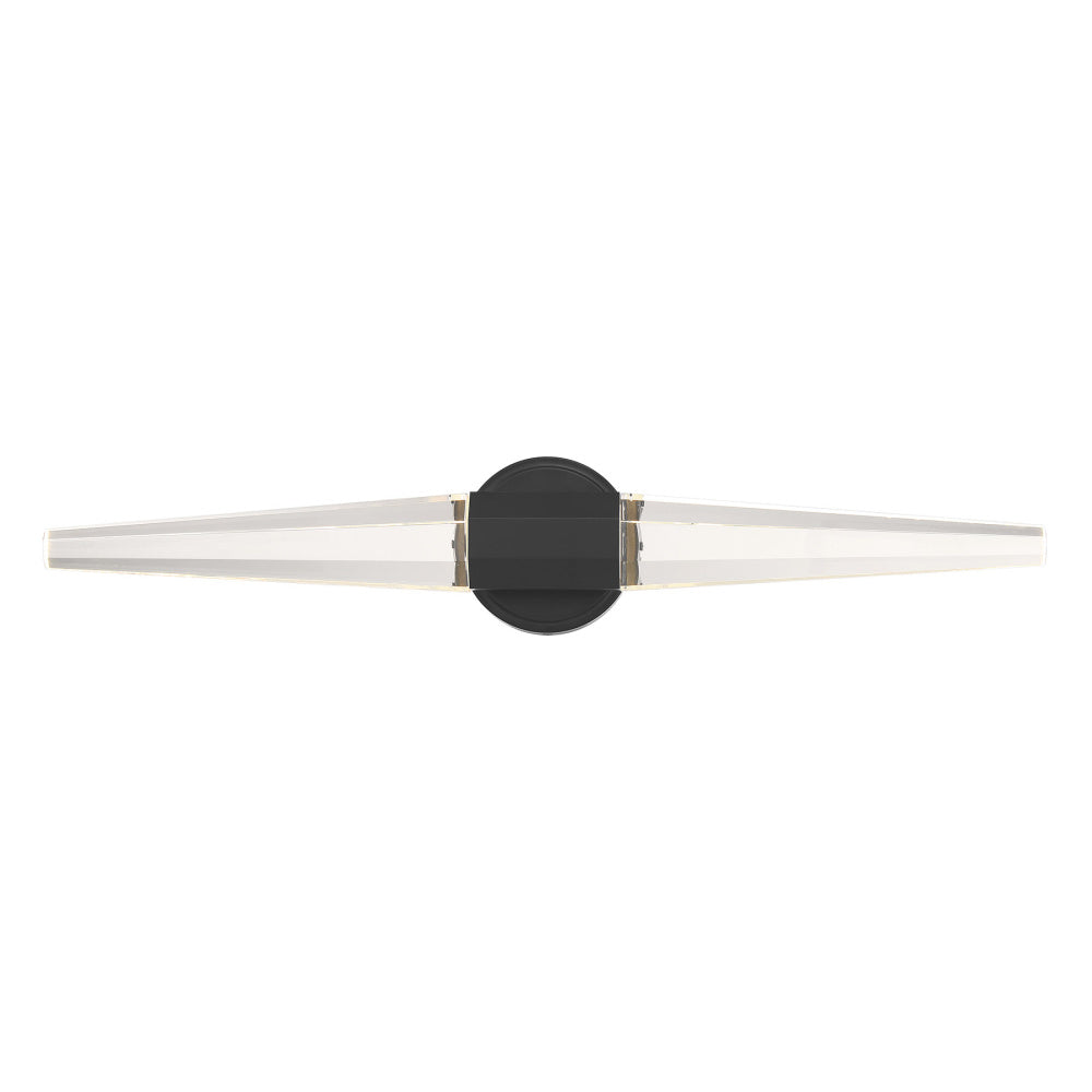 Beaumont LED Bathroom Vanity Light in Black Lustre