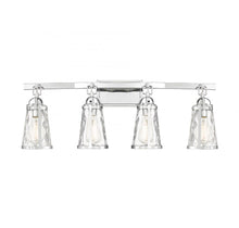 Load image into Gallery viewer, Albany 4-Light Bathroom Vanity Light in Polished Chrome
