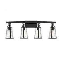 Load image into Gallery viewer, Albany 4-Light Bathroom Vanity Light in Black
