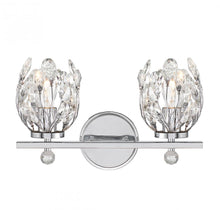 Load image into Gallery viewer, Moreno 2-Light Bathroom Vanity Light in Chrome
