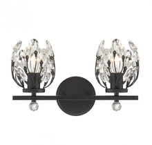 Load image into Gallery viewer, Moreno 2-Light Bathroom Vanity Light in Matte Black
