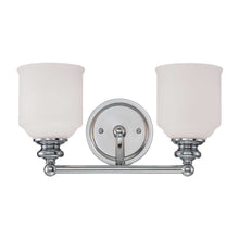 Load image into Gallery viewer, Melrose 2-Light Bathroom Vanity Light in Polished Chrome
