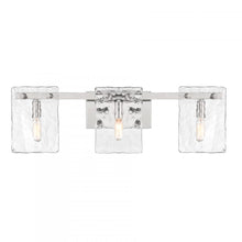 Load image into Gallery viewer, Genry 3-Light Bathroom Vanity Light in Polished Nickel

