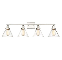 Load image into Gallery viewer, Drake 4-Light Bathroom Vanity Light in Polished Nickel
