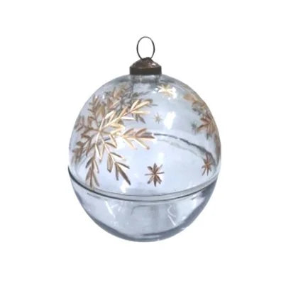 Clear Snowflake Jar (2 Sizes)