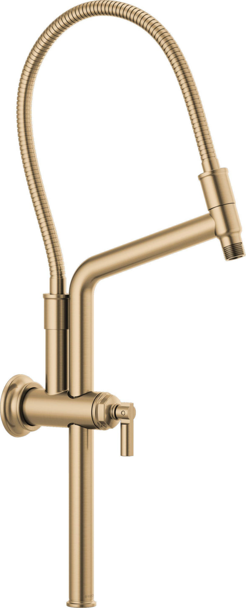 HEIGHT ADJUSTABLE SHOWER ARM AND FLANGE